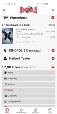 Kinopolis android App screenshot 0